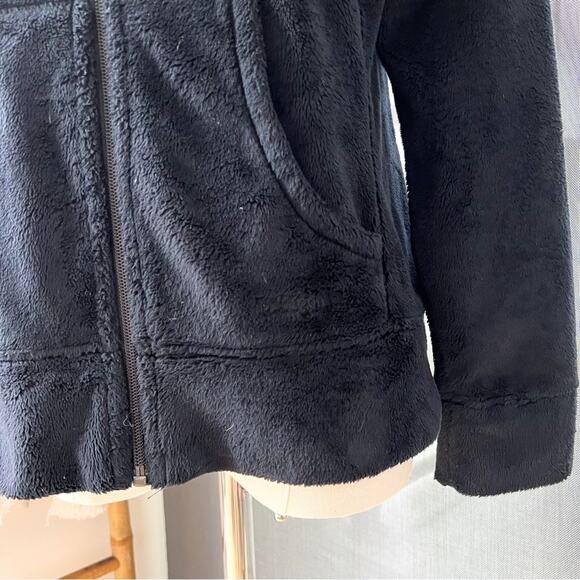 Patagonia Plush Synchilla Black Hooded Jacket Women’s Size XS - Picture 2 of 9
